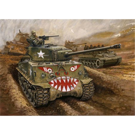 DRAGON 1/72 M4A3E8 EASY EIGHT KOREAN WAR