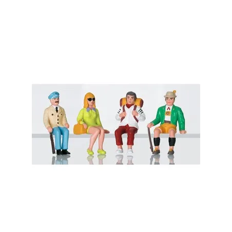 LGB Set of Seated Tourist Figures