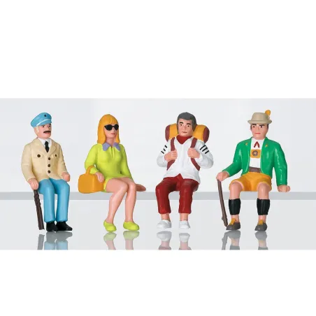 LGB Set of Seated Tourist Figures