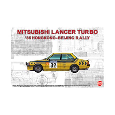 NUNU Mitsubishi Lancer 2000 Turbo Hongkong Ã‘ Beijin Rally'85