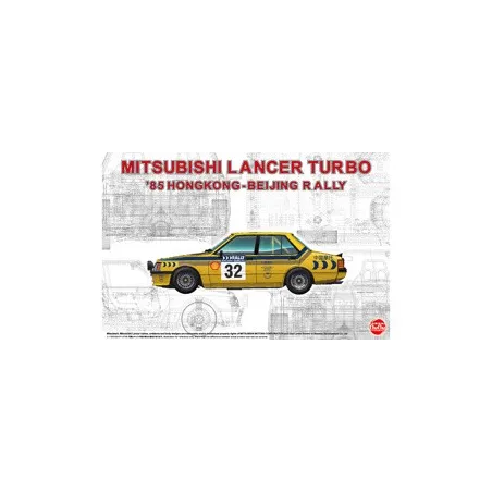 NUNU Mitsubishi Lancer 2000 Turbo Hongkong Ã‘ Beijin Rally'85