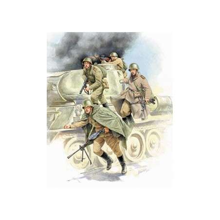 ZVEZDA Soviet tank infantry WWII (RR)
