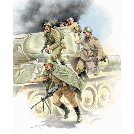 ZVEZDA Soviet tank infantry WWII (RR)