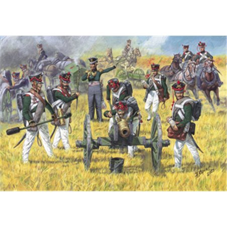 ZVEZDA Russian Foot Artillery 1812-1815