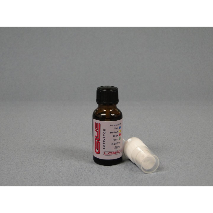 GLUE Cyano Activator 20ml Atomizer/Brush S-G05/20