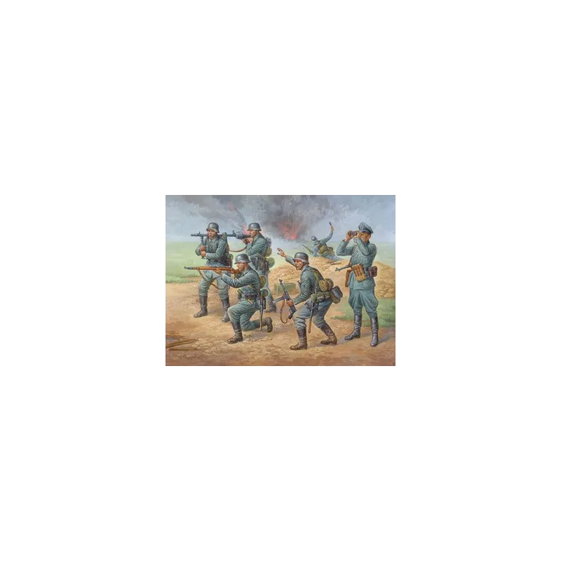 ZVEZDA German Infantry WWII (RR)