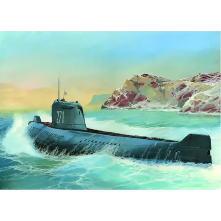 ZVEZDA K-19 Soviet Nuclear Submarine "Hotel" Class 