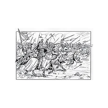 ZVEZDA English Knights 100 Years War