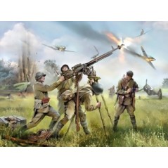 ZVEZDA Soviet DSHK with Crew WWII