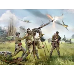 ZVEZDA Soviet DSHK with Crew WWII