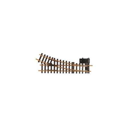 LGB Right Electric Turnout, R3, 22.5Â°