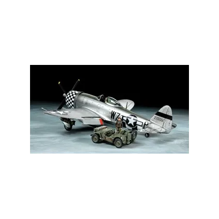 TAMIYA 1/48 P-47D Bubbletop & 4x4 LV
