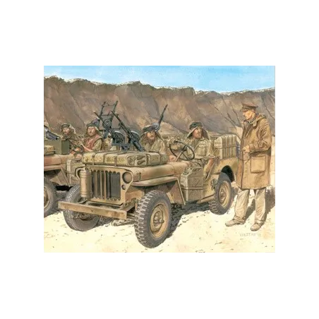 DRAGON SAS 1/4 TON 4X4 COMMANDER'S CAR (SMART KIT)