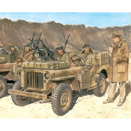 DRAGON SAS 1/4 TON 4X4 COMMANDER'S CAR (SMART KIT)