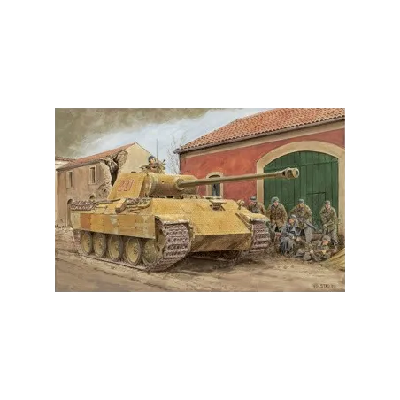 DRAGON 1/35 Sd.Kfz.171 Panther A Early Production (Italy 1943/44) (Premium Edition) 