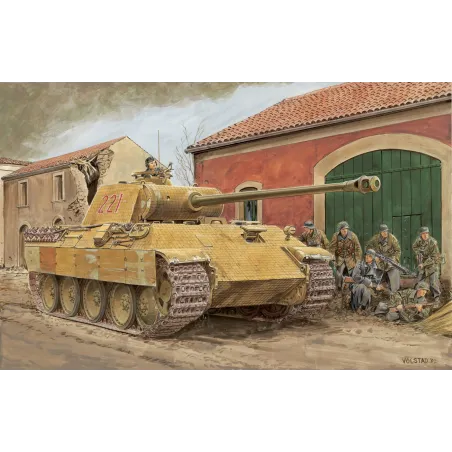 DRAGON 1/35 Sd.Kfz.171 Panther A Early Production (Italy 1943/44) (Premium Edition) 