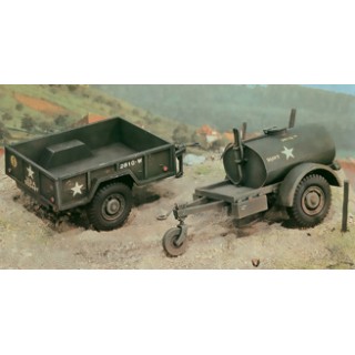 ITALERI 250 GAL.S TANK TRAILER - M101 CARGO TRAILER
