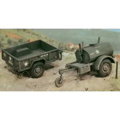 ITALERI 250 GAL.S TANK TRAILER - M101 CARGO TRAILER