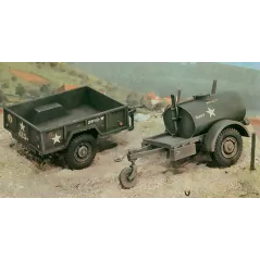 ITALERI 250 GAL.S TANK TRAILER - M101 CARGO TRAILER