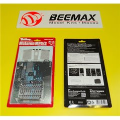 BEEMAX Etching detail parts: Mclaren MP4/2b 1985 Monco GP