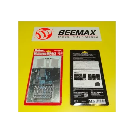 BEEMAX Etching detail parts: Mclaren MP4/2b 1985 Monco GP