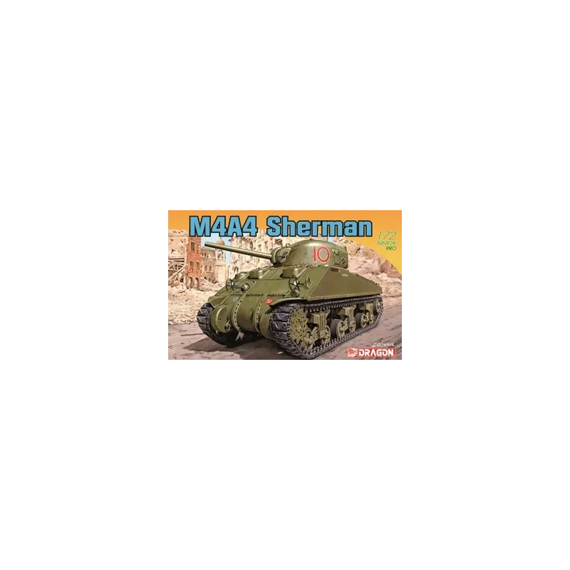 DRAGON 1/72 M4A4 Sherman 