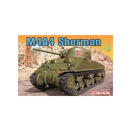 DRAGON 1/72 M4A4 Sherman 