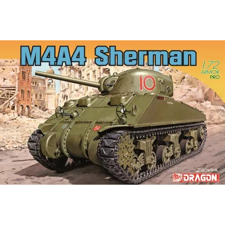 DRAGON 1/72 M4A4 Sherman 