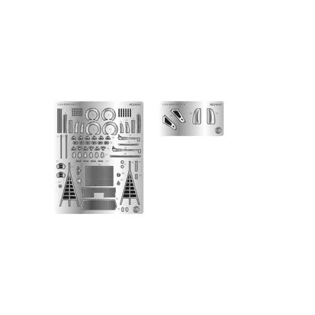 NUNU Etching Details Parts: BMW M6 Gt3 2020 Nls Winner