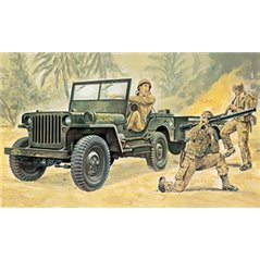 ITALERI Willys MB Jeep with Trailer
