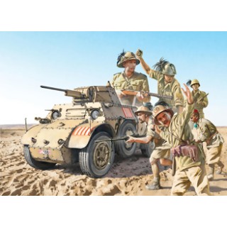 ITALERI AB 41 with Bersaglieri Italien Infantry El Almn