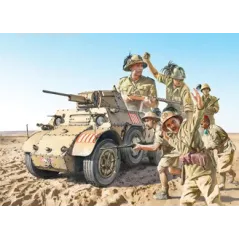 ITALERI AB 41 with Bersaglieri Italien Infantry El Almn