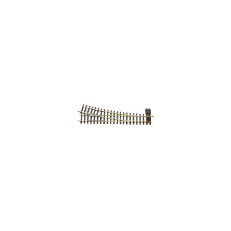 LGB Right Manual Turnout, R5, 15Â°