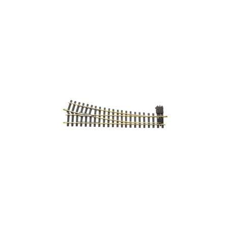 LGB Right Manual Turnout, R5, 15Â°