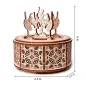 WOOD TRICK Dancing Ballerinas ( music box)