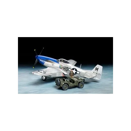 TAMIYA 1/48 P-51D & 4x4 LV