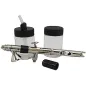 BADGER 360 Universal Airbrush, 2ea. 3/4oz. jars, jar adaptor