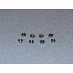 RACTIVE SS Nuts M4 Pk8 T-SCR02/M4