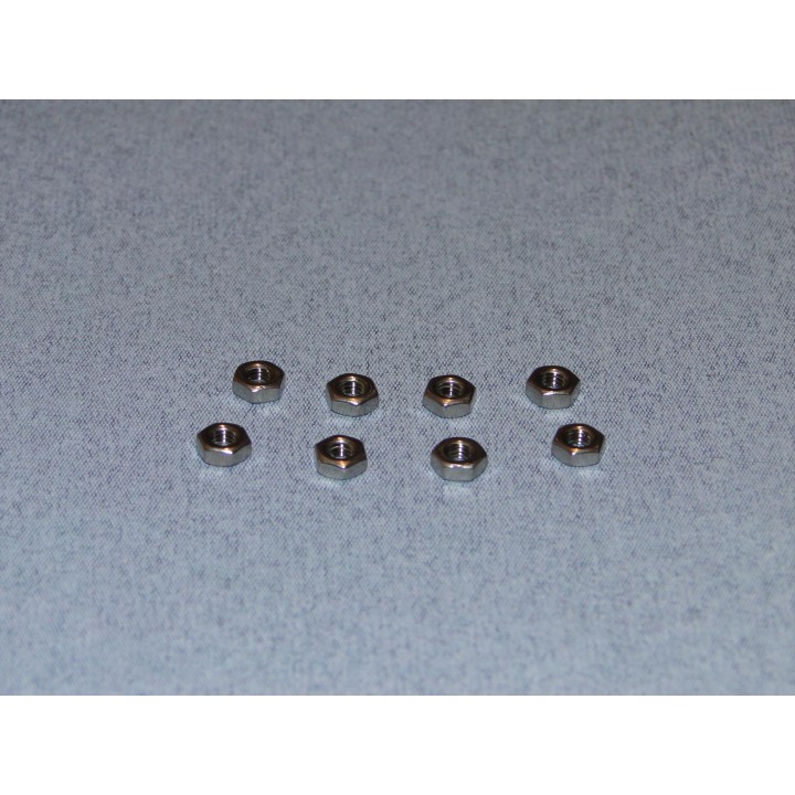 RACTIVE SS Nuts M4 Pk8 T-SCR02/M4