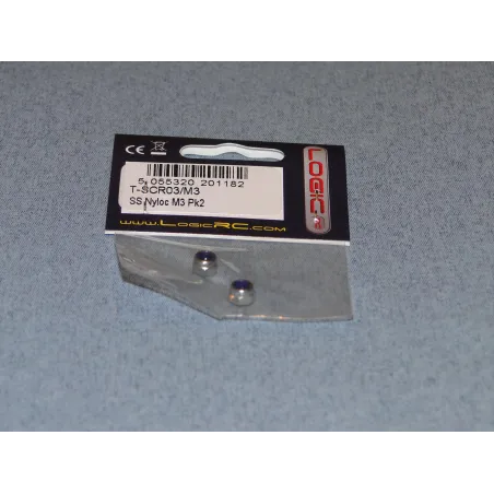 RACTIVE SS Nyloc M3 Pk8 T-SCR03/M3