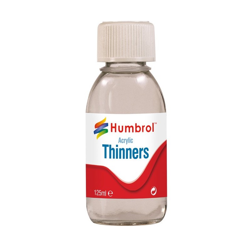 Humbrol Acrylic Thinners 125ml Bottle 