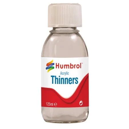 Humbrol Acrylic Thinners 125ml Bottle 