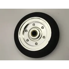 D- 30mm x H- 9mm x 3mm centre Electroplate Super Light Wheel (Plastic rim,Foam Tyre)
