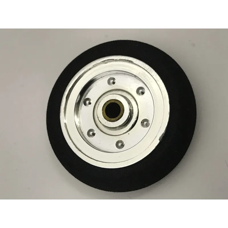 D- 30mm x H- 9mm x 3mm centre Electroplate Super Light Wheel (Plastic rim,Foam Tyre)