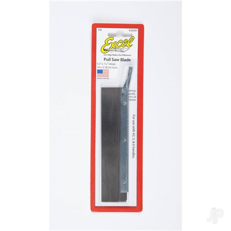 Excel 5.5in Pull Saw (13.3cm), 1.5in (3.81cm) Deep, 46 Teeth/Inch (18.1 TPC) (Carded)