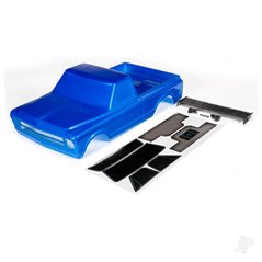 Traxxas Body, Chevrolet C10 (blue) (includes wing & decals)