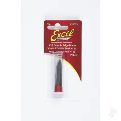 Excel 23 Double Edge Blade, Shank 0.345" (0.88 cm) (5 pcs) (Carded)
