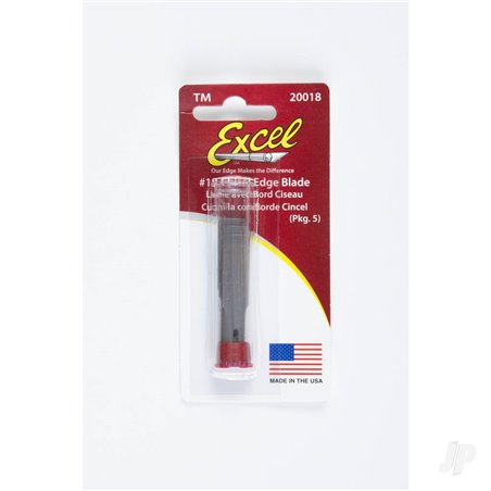 Excel 18 1/2in Large Chisel Blade, Shank 0.345" (0.88 cm) (5 pcs) (Carded)