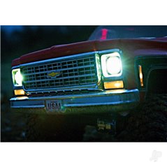 Traxxas LED light Set, complete with power supply (contains headlights, tail lights, side marker lights, distribution block, and