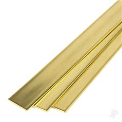 K&S 1/2in Brass Strip, .064in Thick (36in long)